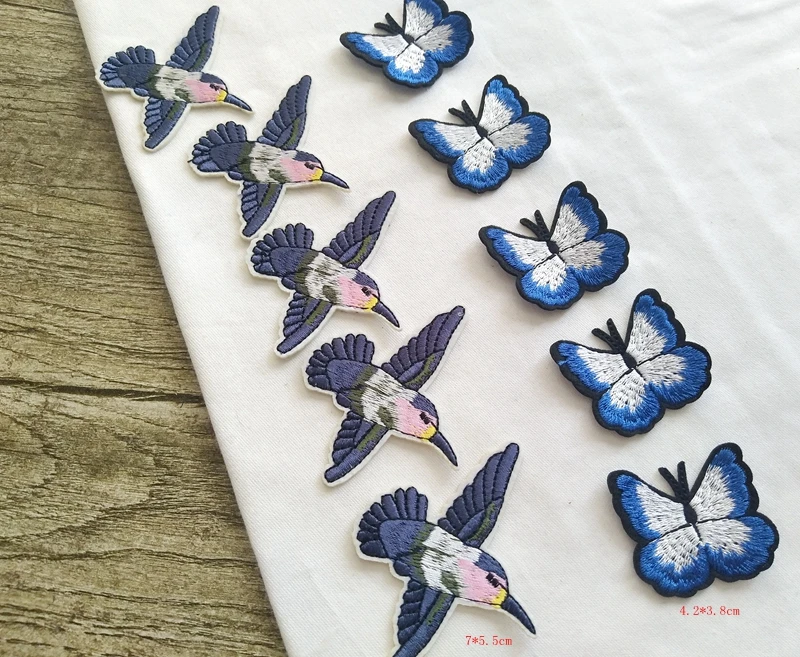 10 Applique embroidery flower patch DIY Stickers for Clothes Iron on patches Clothing Creative Badges Biker Parches | Дом и сад