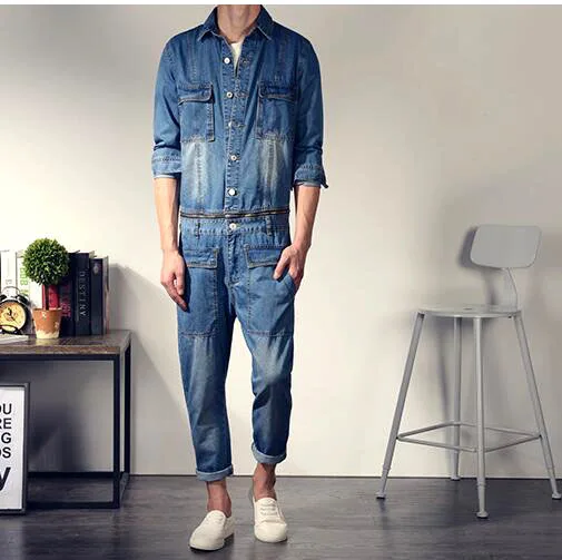 denim onesie mens
