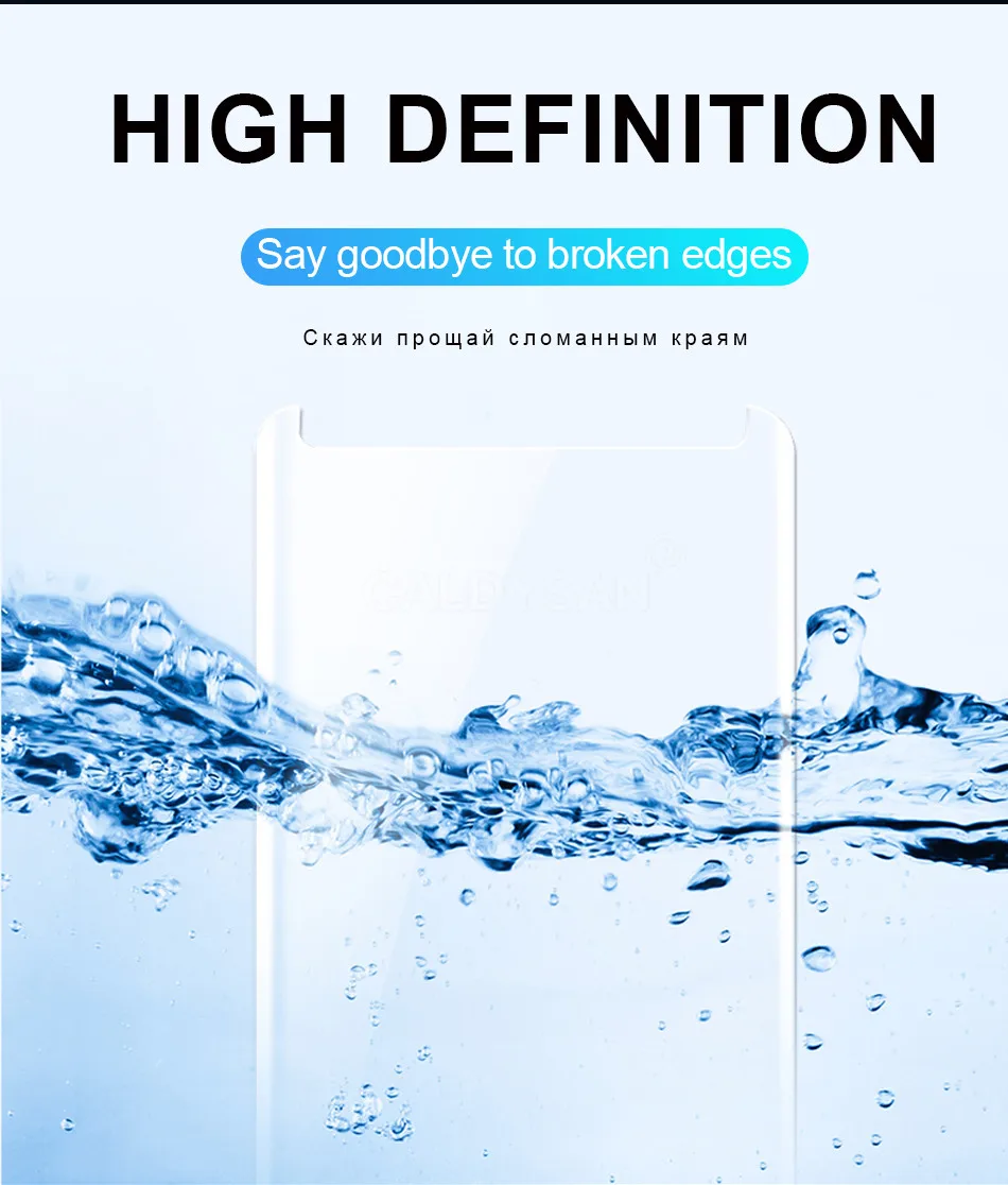 20D УФ Клей закаленное стекло полное покрытие для samsung Galaxy S10 S8 S9 Plus защитное стекло Note 9 8 Защитная пленка для экрана