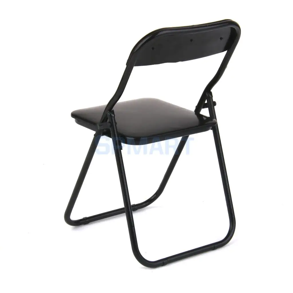 MagiDeal Folding Chair for 1/6 Hot Toys 12'' Soldiers Action Figure Dolls Acc Dollhouse Garden Furniture Decor Model Toy 3Colors
