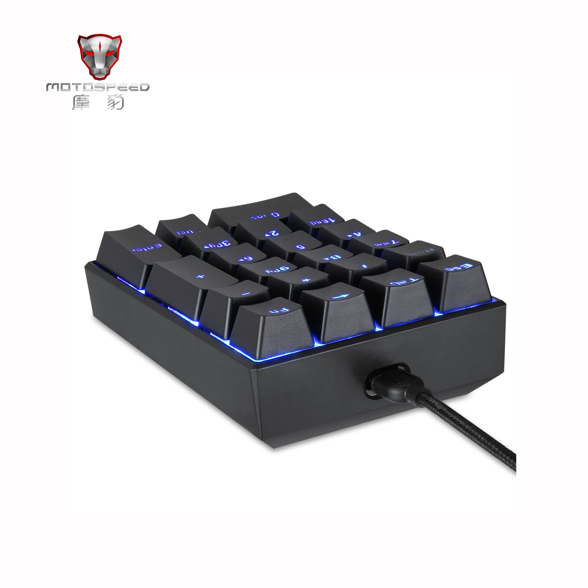 MOTOSPEED K23 механический цифровая Проводная клавиатура 21 Ключи мини Numpad