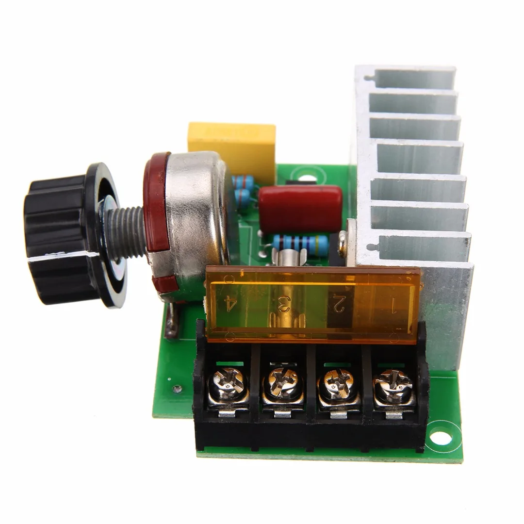 High Quality SCR Voltage Regulator 4000W AC 220V Adjustable Regulator Motor Speed Control Dimmer for Lamp Electric Furnace