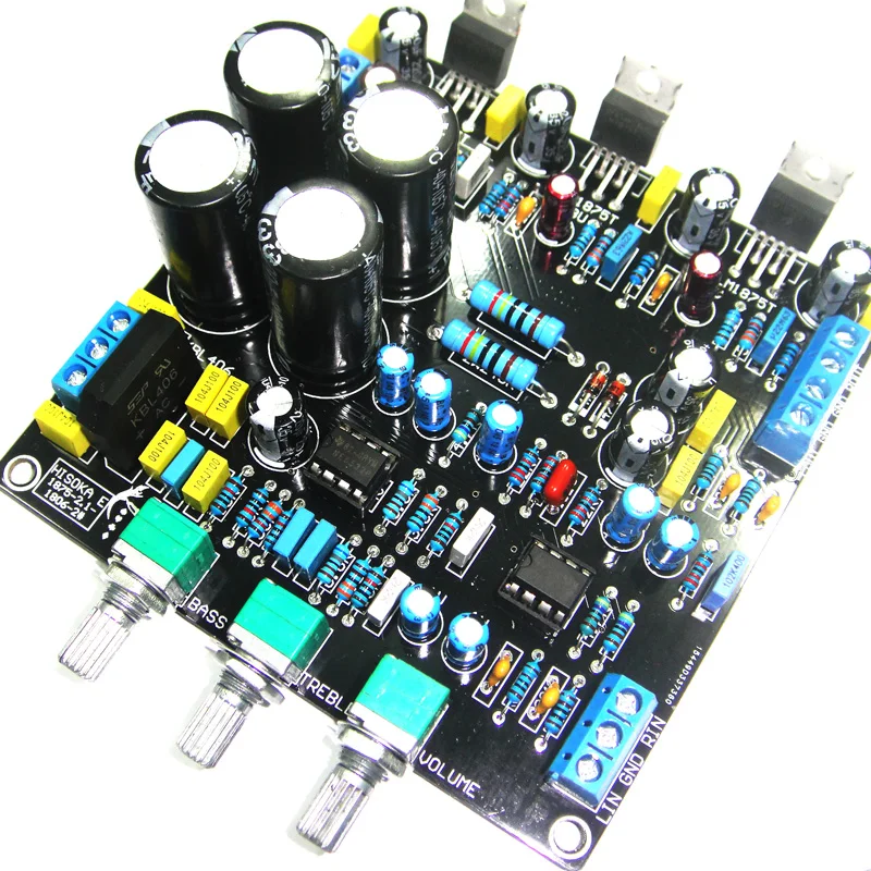 LM1875 2 1 трехканальная Плата усилителя готовая плата BTL woof HIFI предыдущая