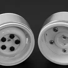 4x сплав 1." Beadlock landies Колёса/Диски(4) hex 12 мм для 1/10 SCX10 осевой Tamiya Gelände II G2 Jeep защитник D90 D110