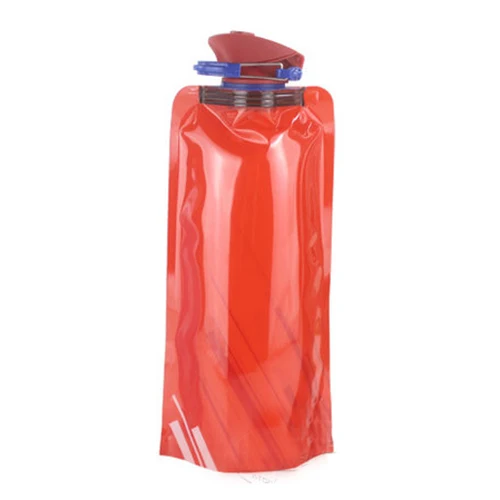 

UESH-1pc 700 ML Foldable reusable Drink bottle Free BPA Bicycle bottle Black