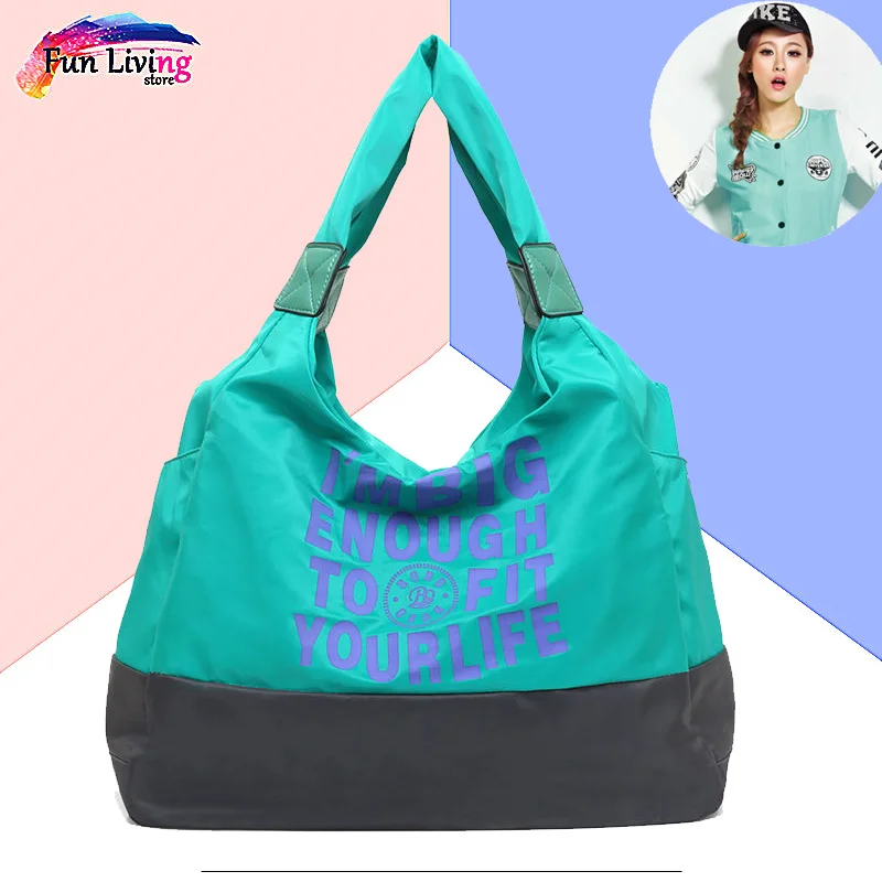 

High Quality Sports Bags Women Gym Bags Waterproof Shoulder Bag Outdoor Handbag Fitness Pack Mummy Travel Handbags Rcbag039