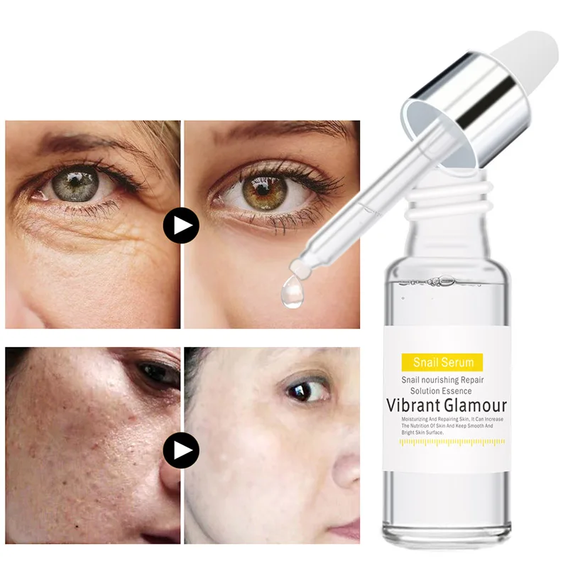 

Hyaluronic Acid Eye Serum Anti-Aging Wrinkle Tighting Brighten Shrink Pores Snail Nourishing Repair Essence Rose Cream VG-MB003