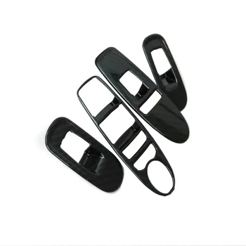 

For Nissan Patrol Armada Royale Y62 2016-2018 Inner ABS Matte Car Door Window Switch Lift Panel Trim Cover Accessories 4pcs