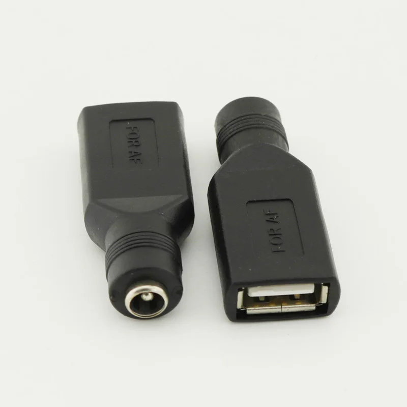 

USB Female to 5.5mm x 2.1mm Female DC Power Converter Charger Adapter Connector XXM8