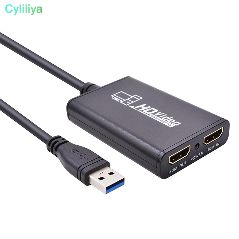 10 комплектов USB 3 0 1080P HD видеозахват видеокарты преобразователь HDMI выход прямая