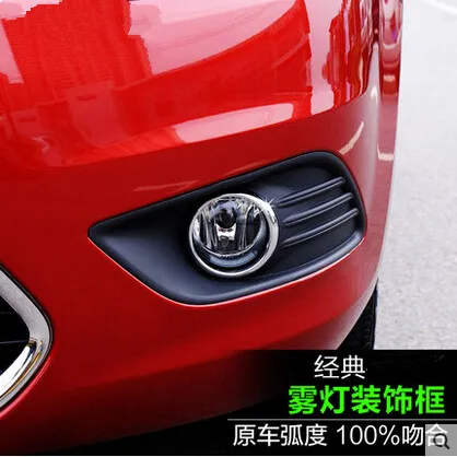 

Car styling Abs Chrome Cover Front Fog Lamp Cover Head Fog Light case For Ford Focus 2 Mk2 sedan Hatchback 2010-2016