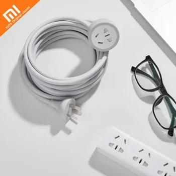 

xiaomi mijia patch panel extension cable 4.8m international combination jack 750 degree flame retardant plug extension cable HOT