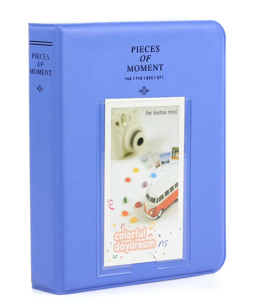 64 Pocket Blue Для ЖК-дисплея с подсветкой FujiFilm Instax Мини-пленка, Instax Mini 9 камер Мгновенной Печати Mini 8 7s 50 90 пленка Fuji Бумага Дополнительные фото Плёнки альбом 64/84/96 карманы - Цвет: 64 Pocket Blue