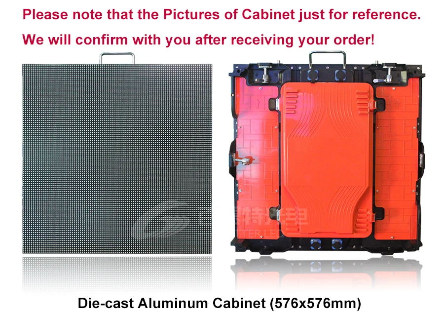1 P6 Outdoor Rental cabinet LED display 576x576mm 1