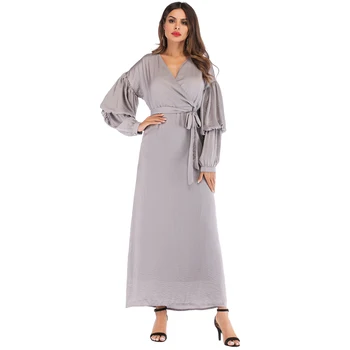 

Kaftan Abaya Dubai Islamic Muslim Hijab Dress Caftan Marocain Elbise Ramadan Sukienki Dresses Eid Vestidos Robe Musulmane Longue