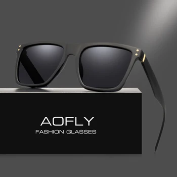 AOFLY Men Polarized Sunglasses Vintage Male Sunglasses Polaroid lenses Fashion Brand Designer Goggles Oculos Gafas De So AF8033