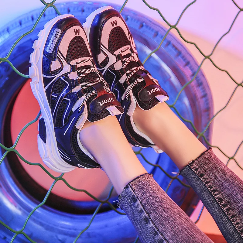 Popular Summer Shoes Woman Running Sneakers Brand Women Light Soft Comfortable Black Sport shoe lady Outdoor Jogging Snekers 35