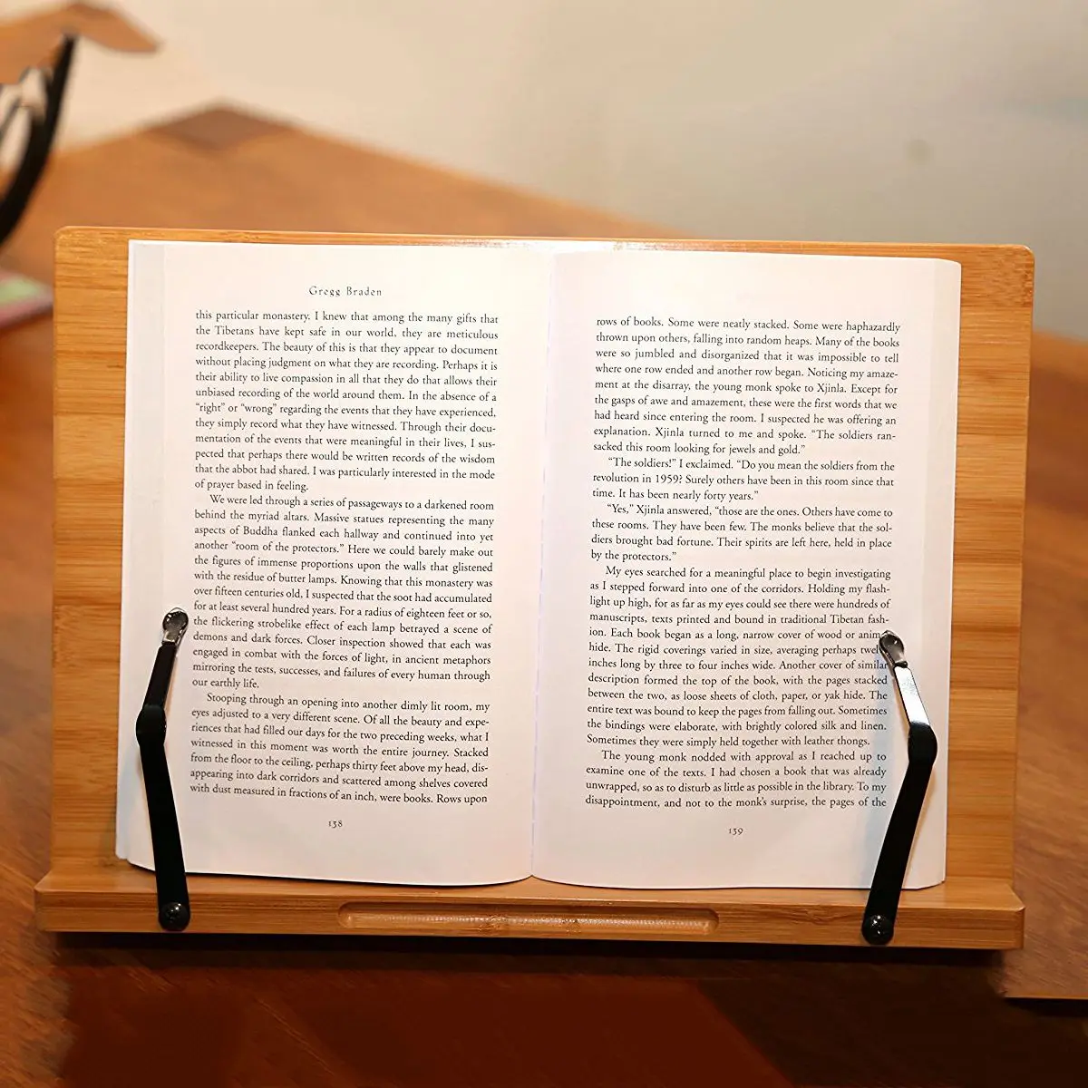 Hot sale Holder for Books, iPads, Tablets and Smartphones. Easily Holds Large or Small Cookbooks Hot sale Holder for Books, iPads, Tablets and Smartphones. Easily Holds Large or Small Cookbooks