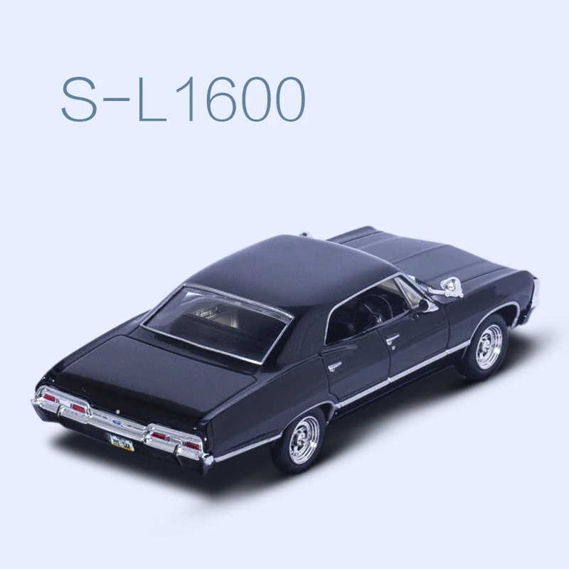 1/43 1967 CHEVROLET IMPALA SPORT SEDEN SPN Сверхъестественное подключение к охоте литой автомобиль модель Ограниченная серия