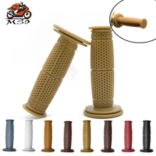 Для Kawasaki Ninja300 ZX6 ZX6R ZX7R ZX9R ZX12R ZX14R ZX500R мотоцикл ручной ручки руля резиновый брусочный гель ручная ручка Резина