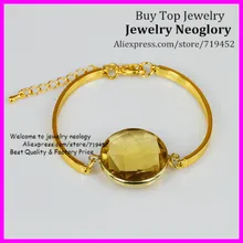 10 шт. стиль кристалл стекло КВАРЦЕВЫЙ кольцеобразный браслет, хрустальное защитное стекло Кварцевое звено браслет, золотой цвет браслет унисекс