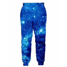 Высокое качество, 3D модные штаны для мужчин и женщин, Галактический космический Принт, брендовые штаны для бега, облегающие длинные брюки, Прямая поставка
