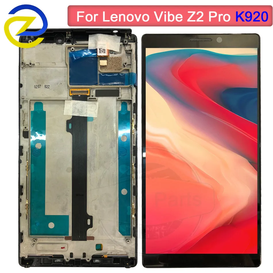 Новый 6 0 &quotдля Lenovo K920 ЖК дисплей сенсорный экран дигитайзер с рамкой в сборе для