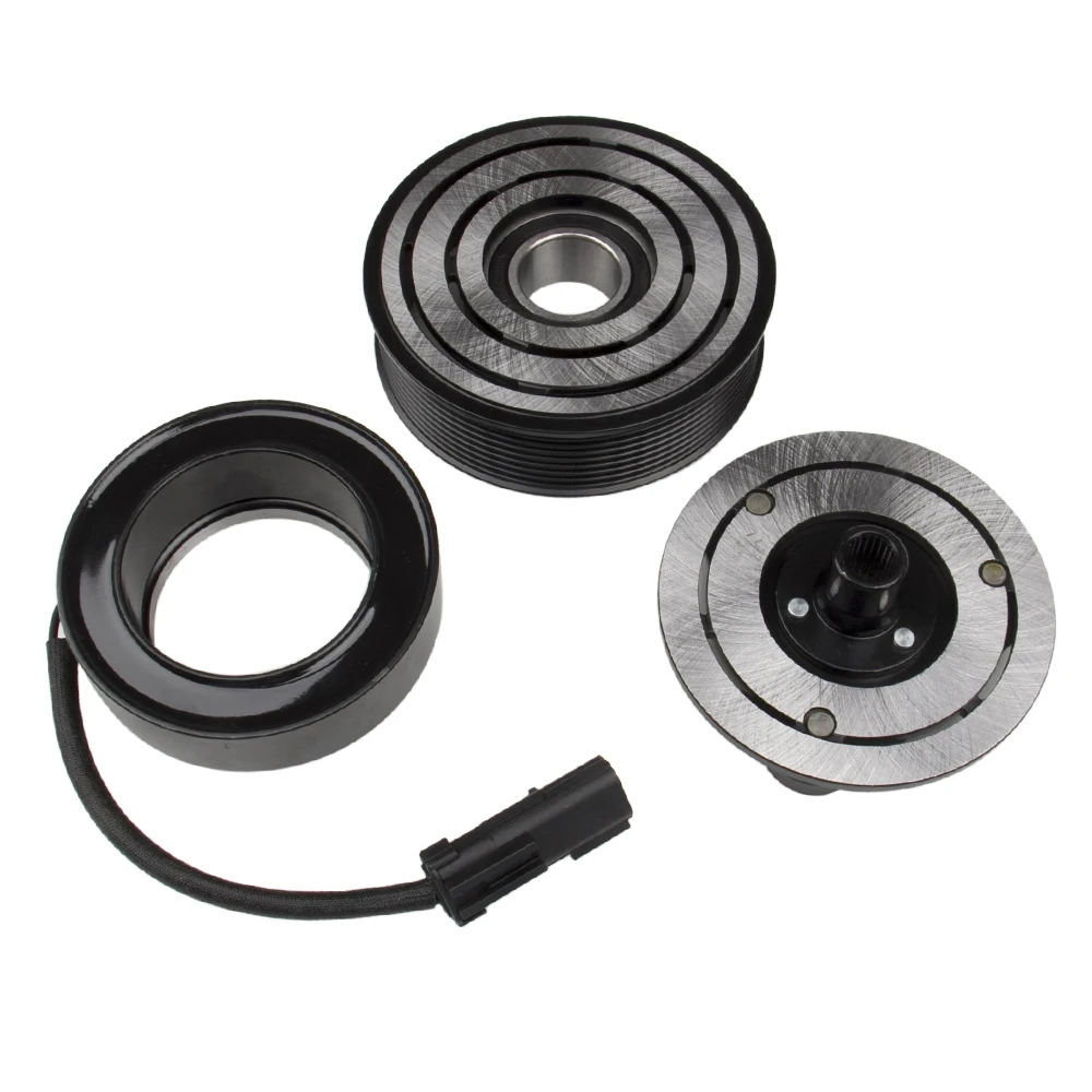 Plate Bearing Coil Pulley For 2006-2009 Dodge Ram A//C AC Compressor Clutch KIT