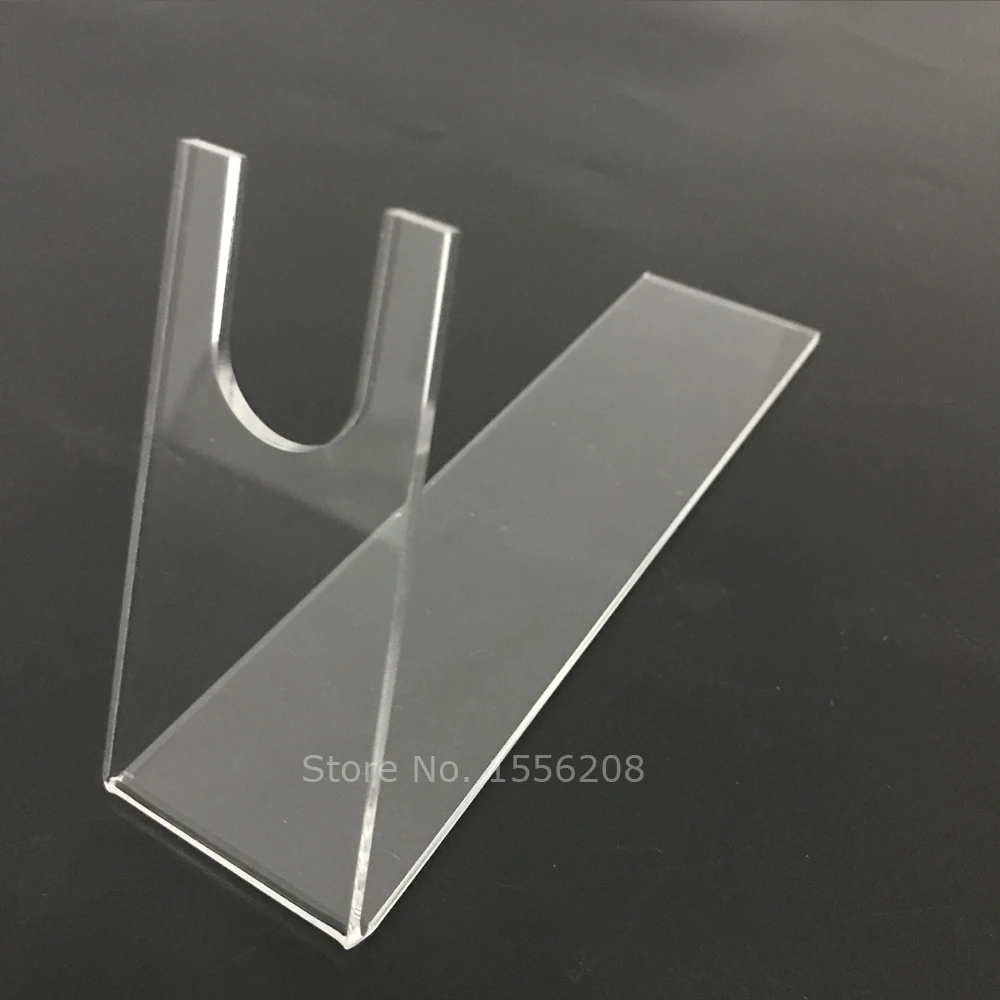 20pcs/lot Small Size Clear Plexiglass Pistols Holder Acrylic Gun