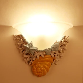 

Wall Lamps Resin lamp body bed Room E27 Holder Corridor Stair Lighting Decoration Staircase Living Room Lamp sconce fixture