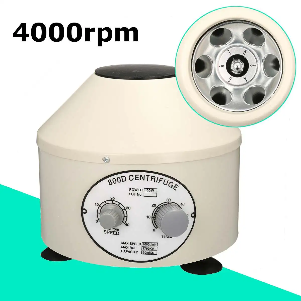 

4000rpm Electric Laboratory Centrifuge Medical Practice machine Supplies prp Isolate serum Medical Practice 220V