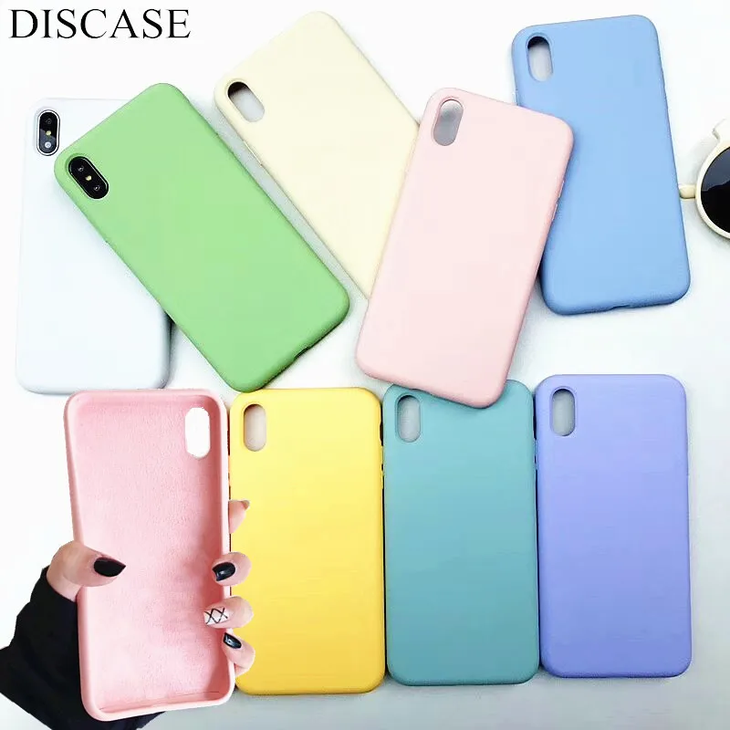 DISCASE модные жидкие конфеты цветной чехол для телефона ipnone XS MAX iphone XR X 6 6s 8 7plus