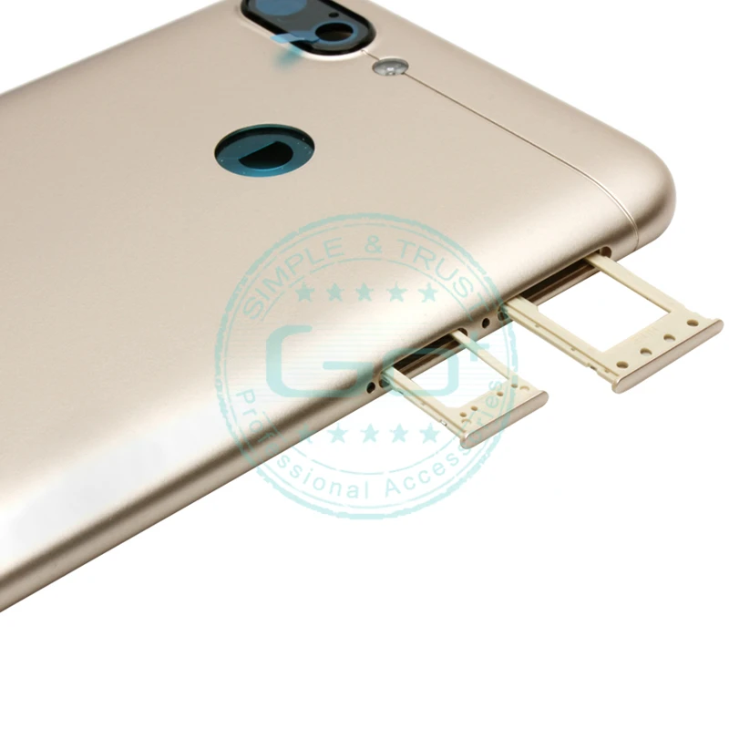 Original Redmi 6 Back Cover Battery Door Plastic Housing Xiaomi Redmi6 Panel + Camera Glass lens+ Card Slot Repair Parts | Мобильные