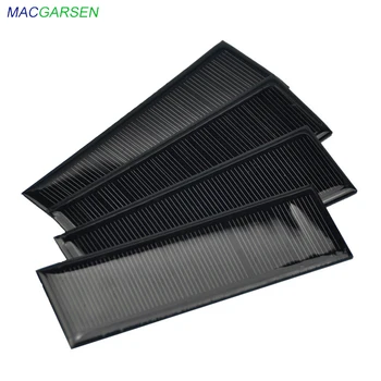 

MACGARSEN 10pcs Epoxy Solar Panel 6V 100mA Polycrystalline solar cell 120*38mm Cell Phone Battery Power Photovoltaic Solar Panel