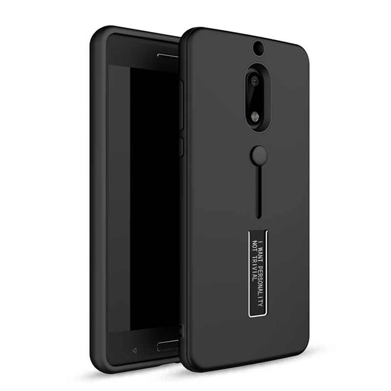 

Hybrid PC+TPU 2 in 1 Case for Motorola Moto G4 G5 G6 G4 G5 G6 Plus Case Invisible Kickstand Finger Ring Cover for Motorola G5 G6