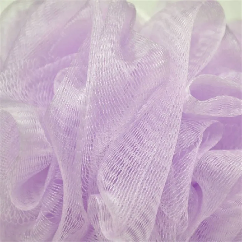 5Pcs/Lot Candy Color Body Wash Bath Ball Large Bath Sponge Bath Flower Mesh Bath Washing Tool Accessory