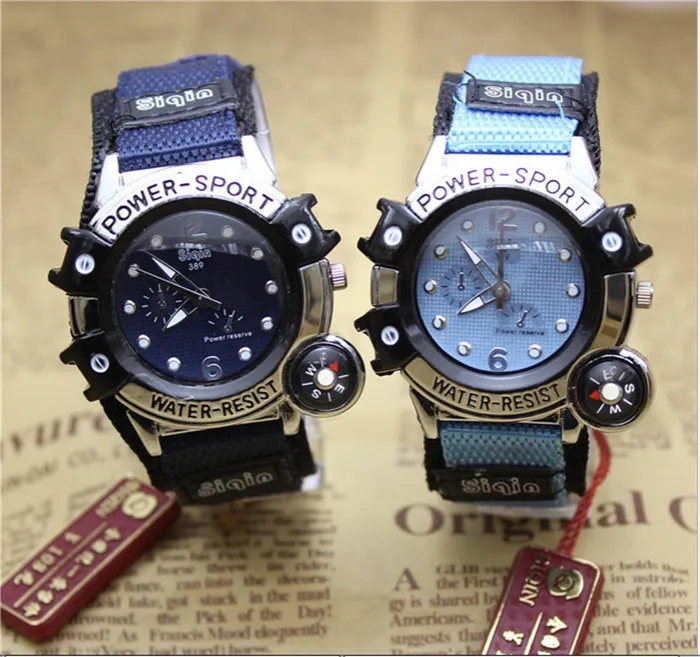 men's watch with compass