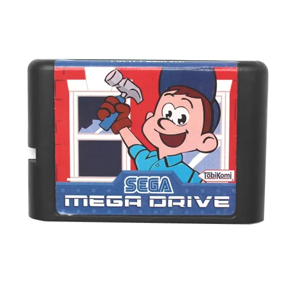 

Sega MD game card - Fix It Felix Jr for 16 bit Sega MD game Cartridge Megadrive Genesis system