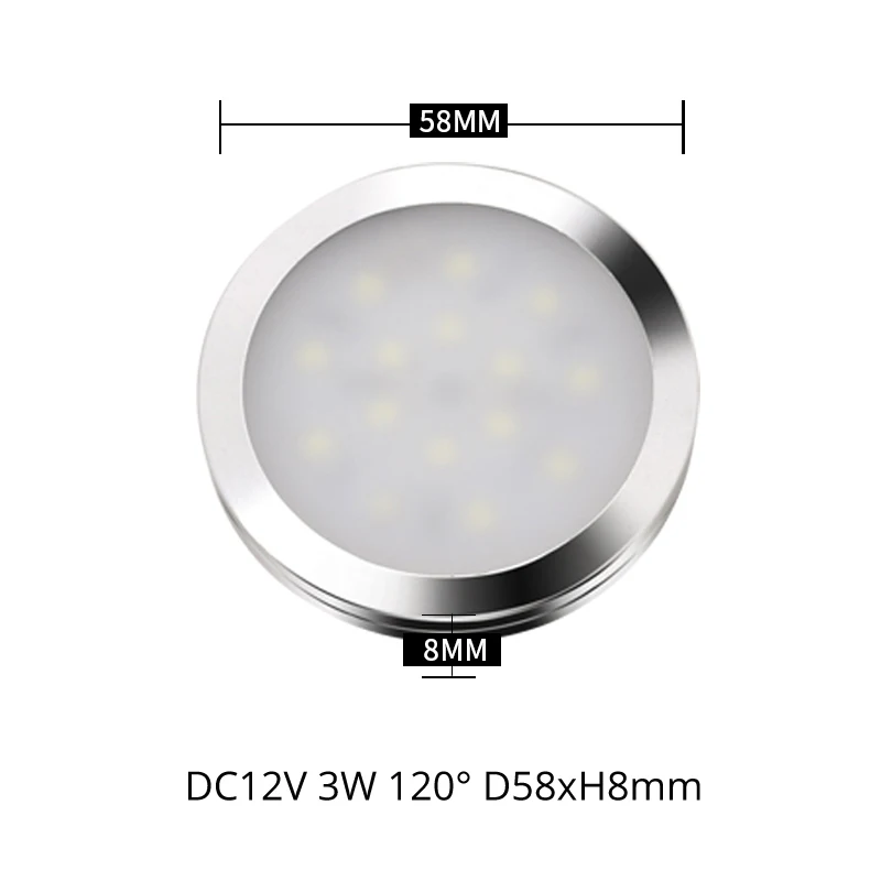 24 шт./лот Новый DC12V Mini 3W потолочный прожектор ультратонкий t8мм поверхностный