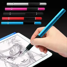Новый 2 в 1 Металл Емкостный Экран Stylus Шариковая Ручка для iphone 6/6 s 7 iPad Tablet Android Телефоны EM88