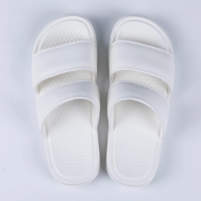 New Xiaomi Men Slippers Summer Sandals Beach Flip Flops Home bathroom Slippers Shoes Male Slides Soft Sole Unisex Slippers - Цвет: White 38-39