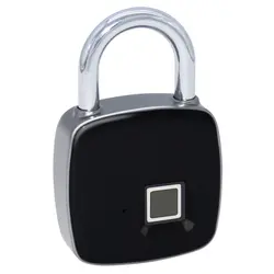 Смарт-ключа отпечатков пальцев замок IP65 Водонепроницаемый Anti-Theft замок безопасности двери Чемодан замок для чемодана USB Перезаряжаемые