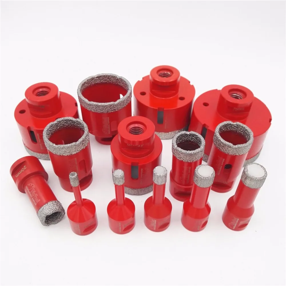 DIATOOL 1pc Vacuum Brazed Diamond Drilling Core Bits With M14