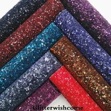 Glitterwishcome 21X29 см A4 Размеры синтетическая кожа, темные Цвета с эффектом блестящей кожи, тканевый Виниловый фон для банты, GM040A