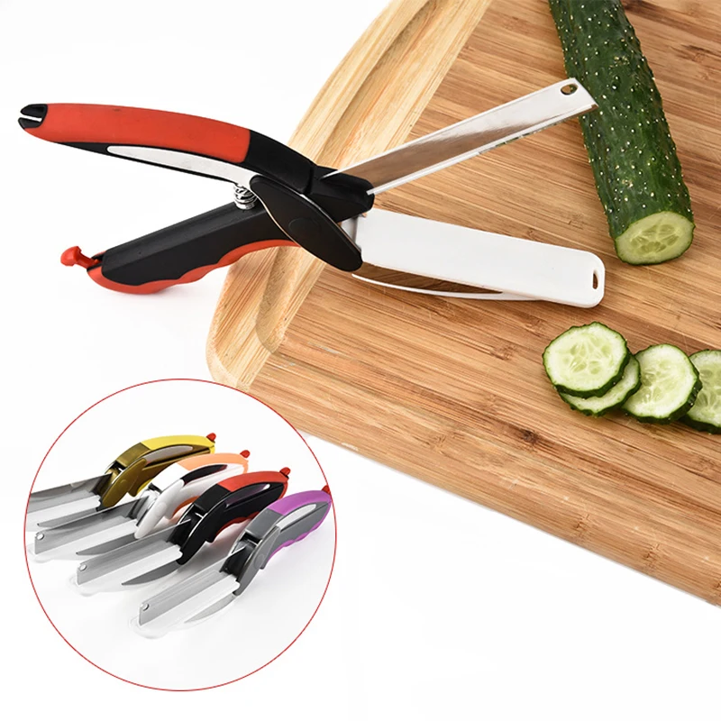 Kitchen Cutter Stainless Steel Vegetable Scissors Multifunction Food