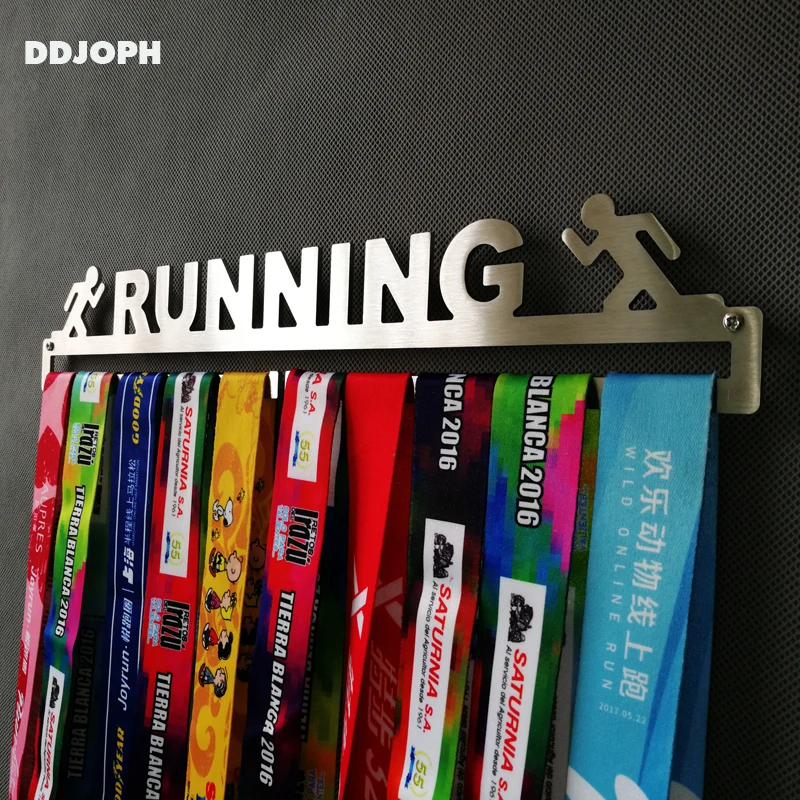 Running medal hanger Stainless steel medal holder Sport medal display