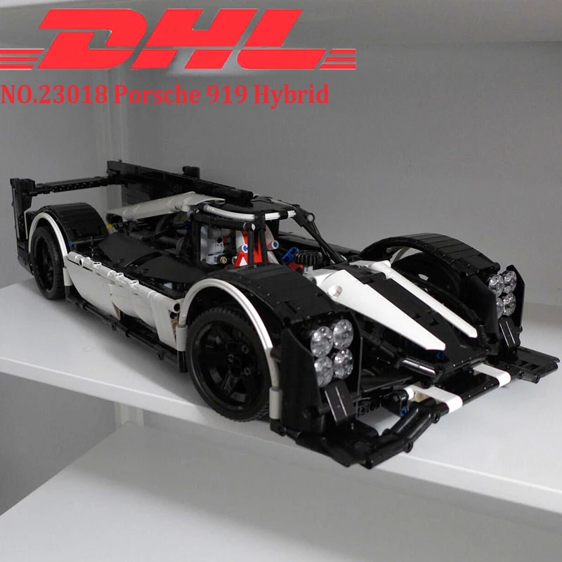 

New Lepin 23018 20087 20001 23002 Technic MOC-5530 Hybrid Super Racing Car Set Model Building Kits Blocks Brick Toy For Children