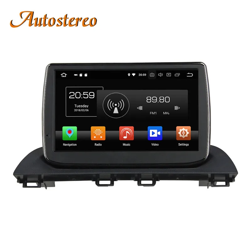 Cheap Autostereo Android 9 Car CD DVD Player GPS navigation For Mazda 3 Axela 2014+ head unit multimedia player radio tape recorder 5