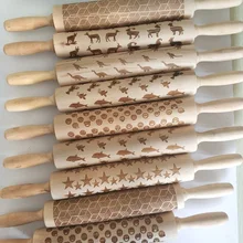 Счастливое Рождество тиснение Скалка выпечки печенье лапша печенье, фондан, пирог тесто гравировкой ролик олень; Снежинка