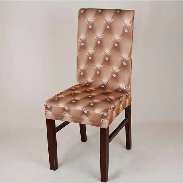 Buy Imitation leather chair covers Spandex elastic